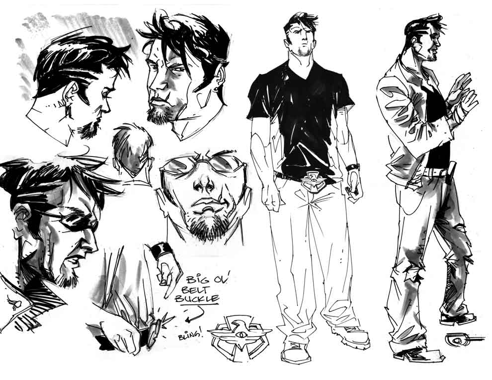 Joh James - Character Design Page