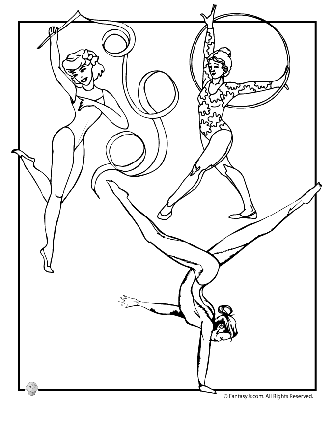 male gymnast Colouring Pages (page 2)