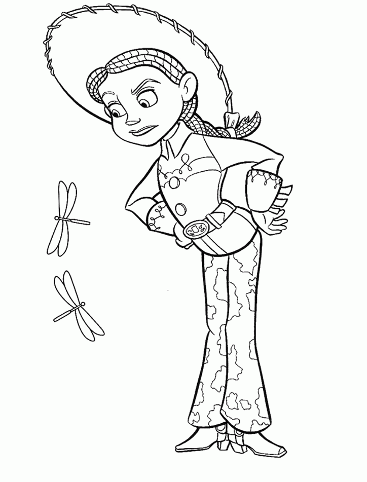 Toy Story Jessie And Horse Coloring Pages - Toy Story Coloring 