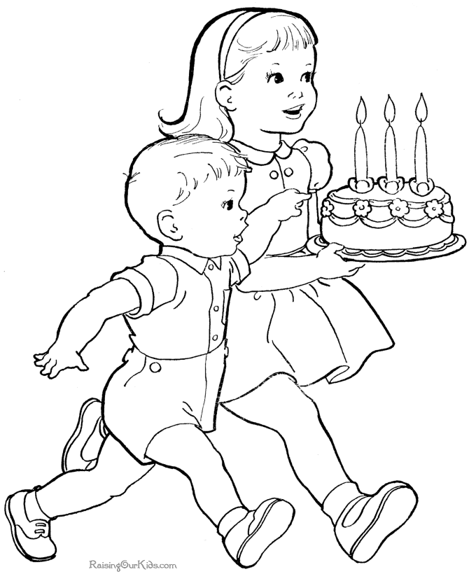 Kids page to print and color | Colouring In Pages