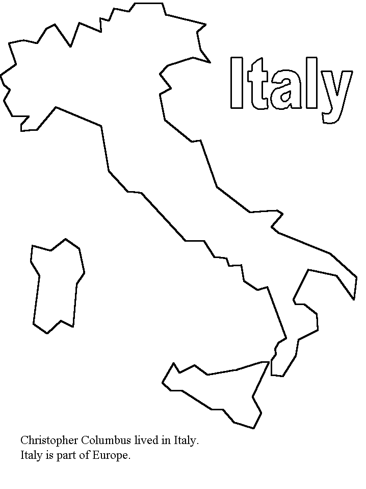 Coloring Pages Italy 408 | Free Printable Coloring Pages