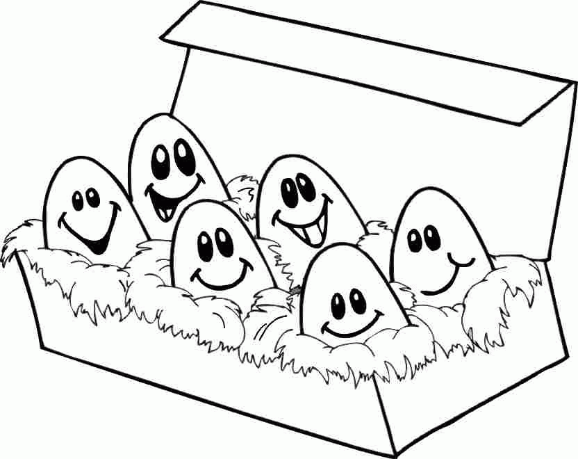 Coloring Pages Easter Egg Printable For Boys & Girls - #