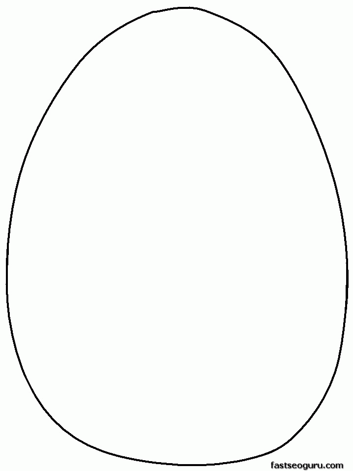 Printable Easter Egg Coloring Pages : Coloring Book Area Best 
