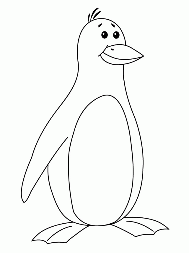 Print Emperor Penguin Coloring Pages High Resolution | ViolasGallery.