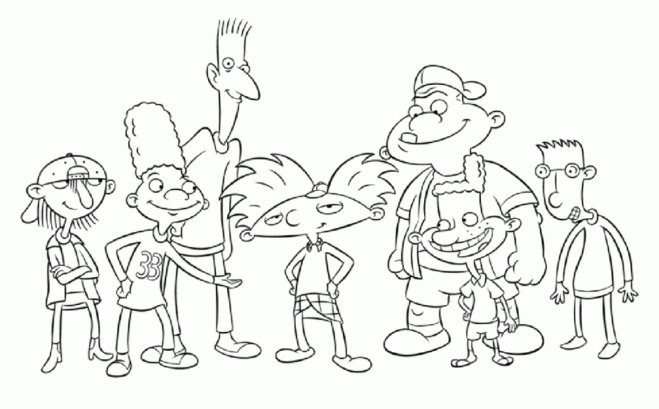 Hey Arnold Coloring Pages 8 Free Printable Coloring Pages 127672 