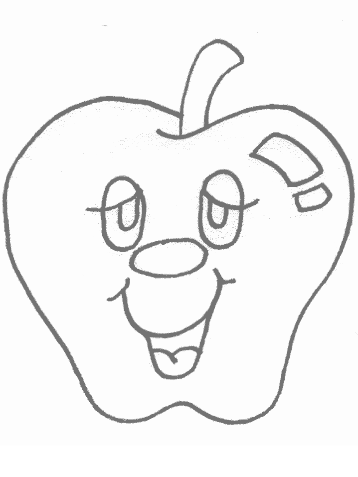 Coloring Book Apple - Coloring Home