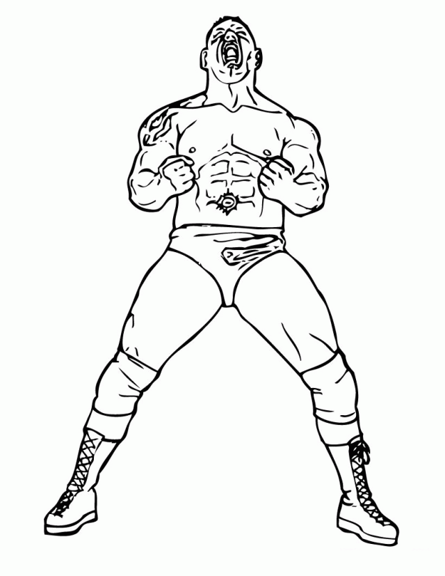free wwe coloring pages for children | Printable Coloring Pages