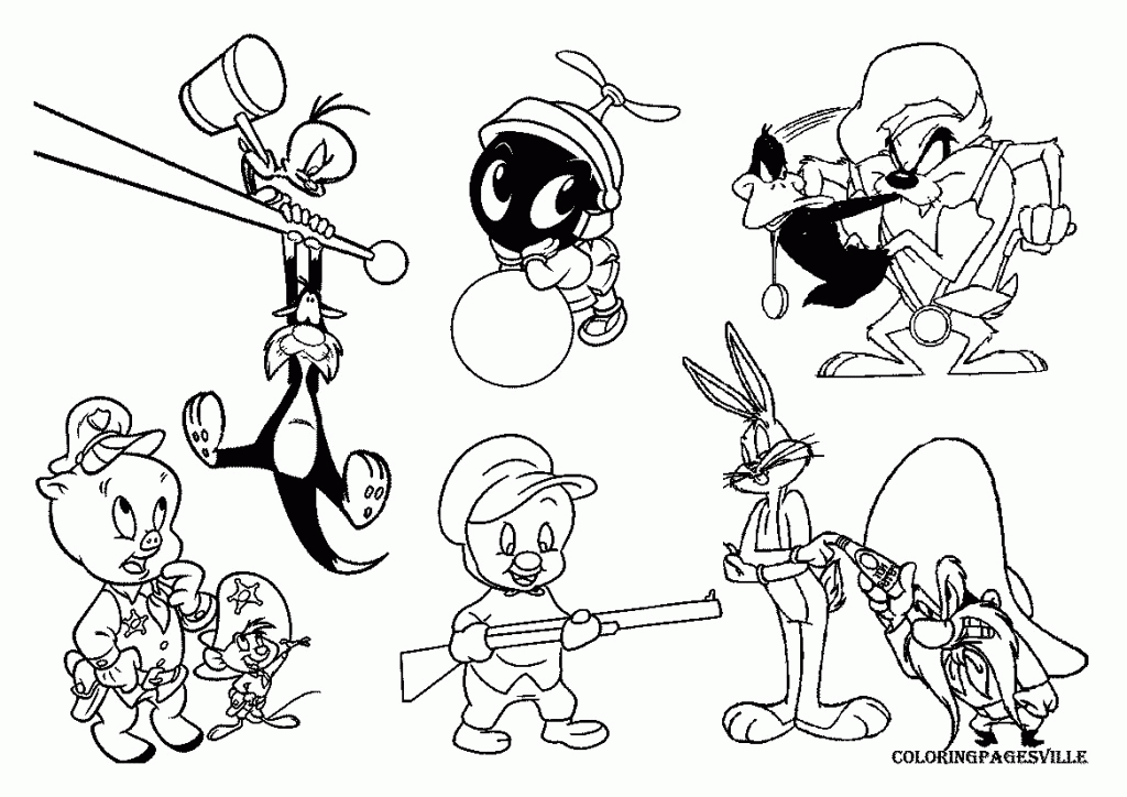 Inspirational Pages Baby Looney Tunes Coloring Page Cartoons 