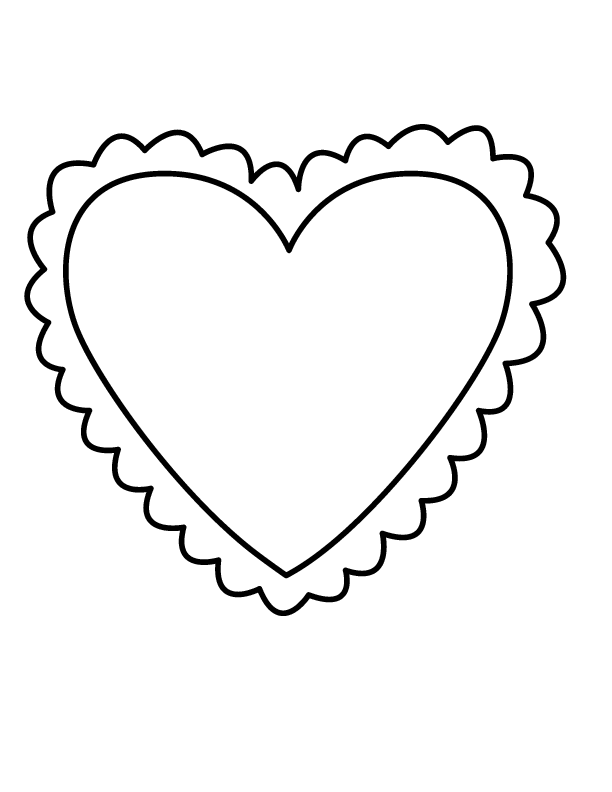 heart 0142 printable coloring in pages for kids - number 3798 online