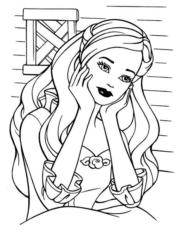 Download Barbie Fashion Coloring Pages 14 (14085) Full Size 