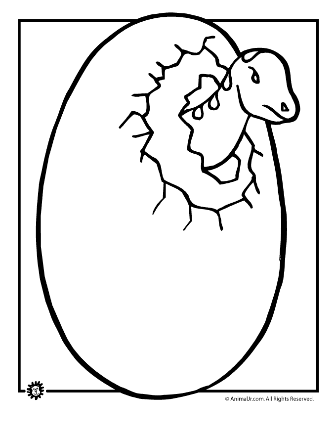 Dinosaur Egg Coloring Page | Clipart Panda - Free Clipart Images