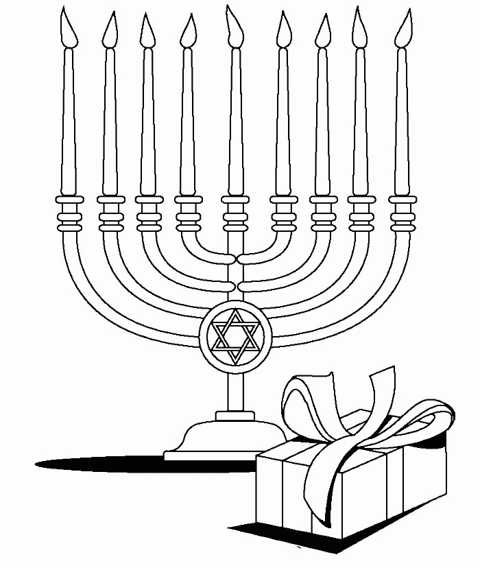 Free Hanukkah Coloring Pages Coloring Home