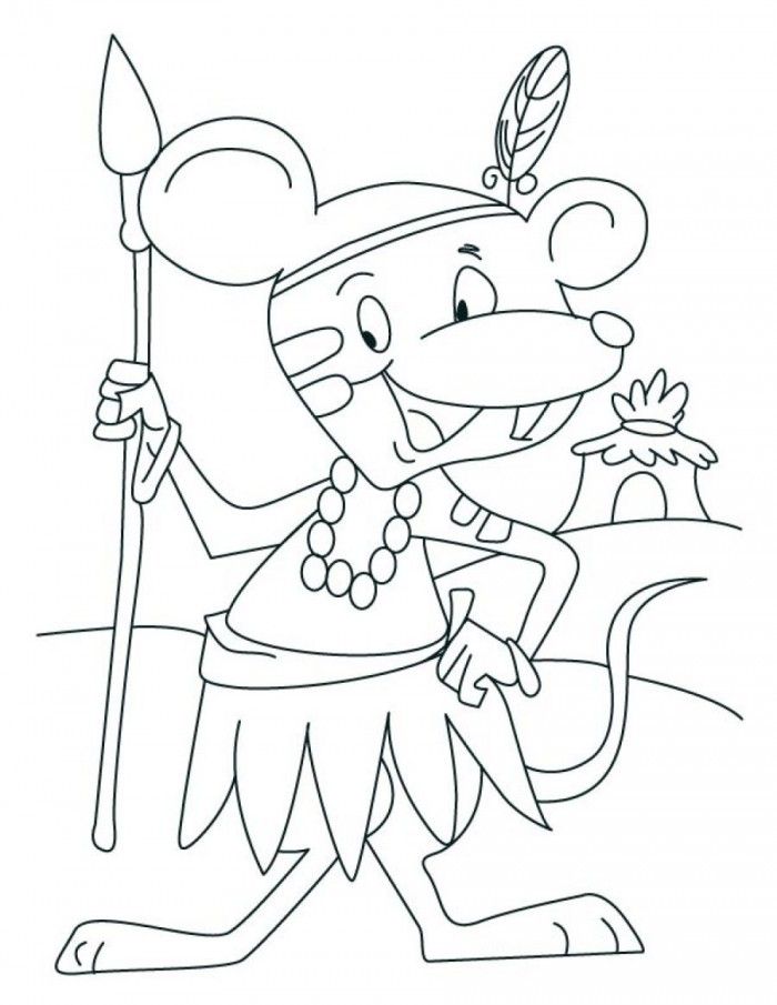 Bear And Moose Coloring Pages 2