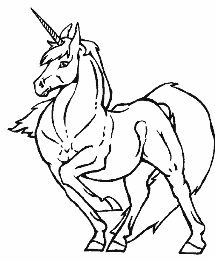 Unicorn Coloring Pages For Kids Print And Color The Pictures
