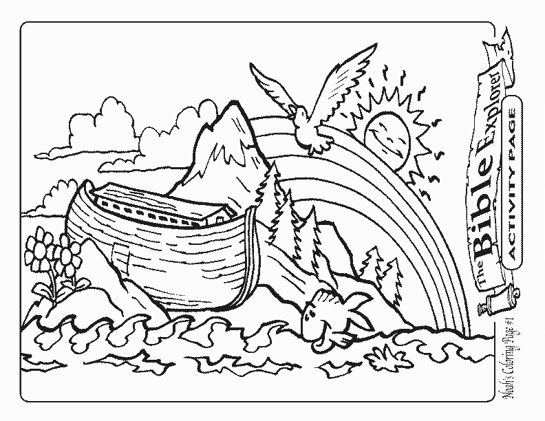 Coloring Pages For Kids Animals Noah 39 S Ark Lowrider Car Pictures