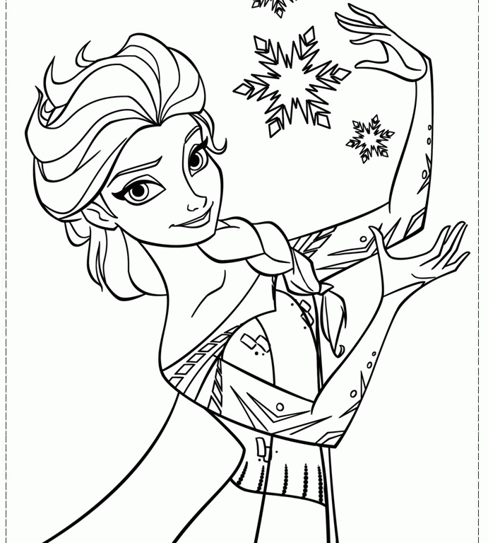 Frozen Coloring Books Pages - Kids Colouring Pages