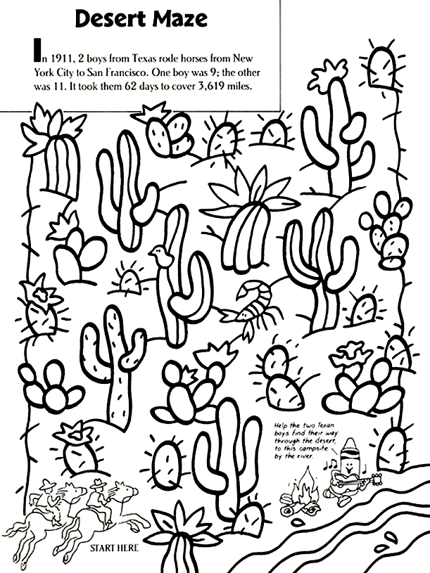 All Of The Cactus Coloring Pages: All Of The Cactus Coloring Pages