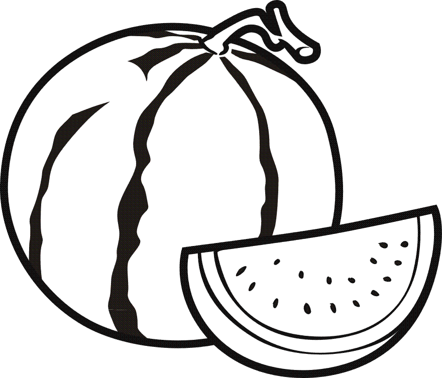 Free Coloring Pages For Kids: Coloring Fruits and Vegetables (part 3)