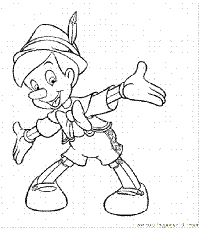 Pinocchio Coloring Pages - Coloring Home
