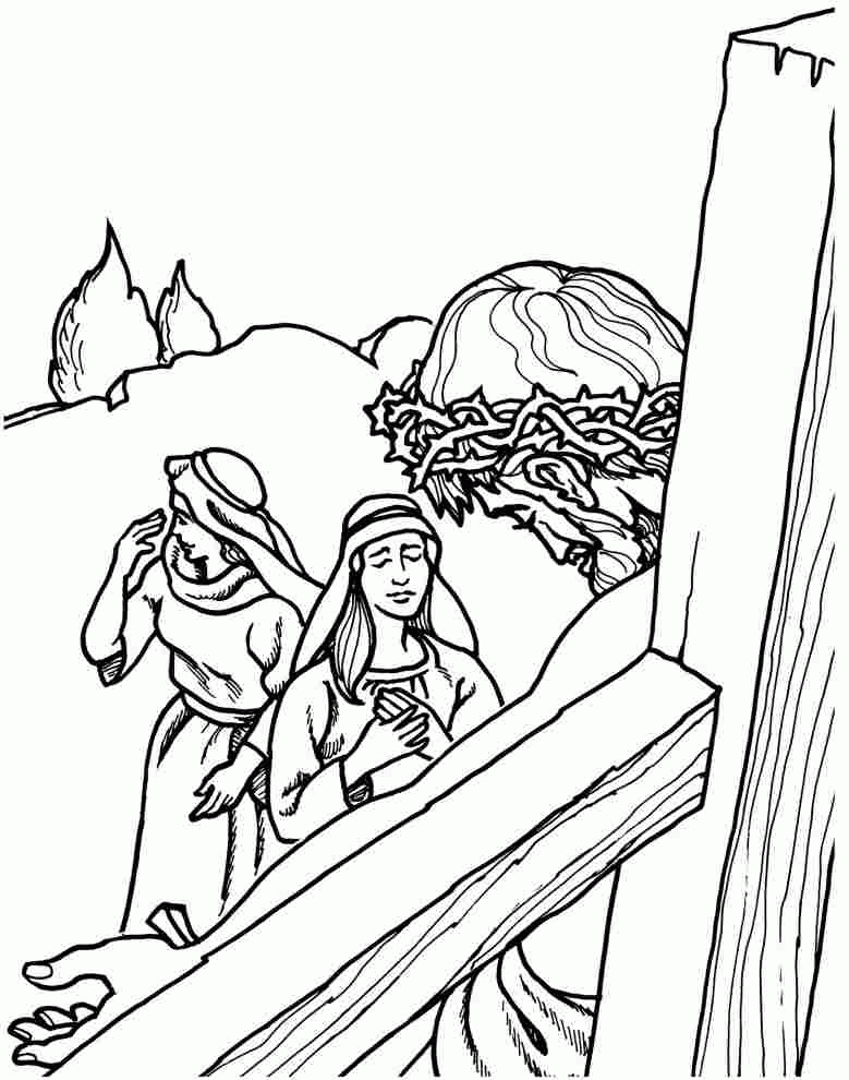 Printable Christian Easter Colouring Pages For Little Kids - #