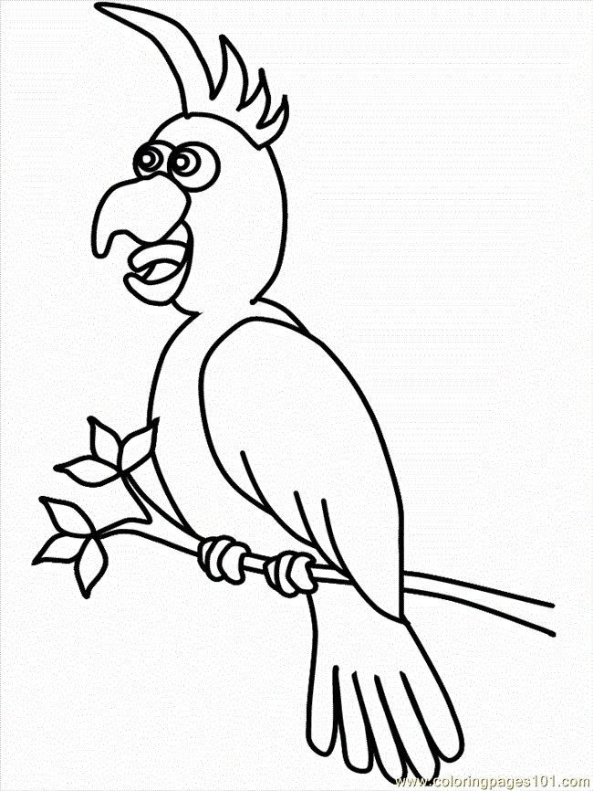 Coloring Pages Bird Coloring 05 (Animals > Birds) - free printable 