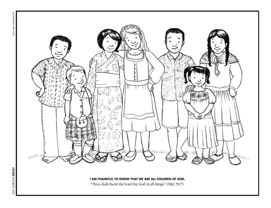 Children Around The World Coloring Pages