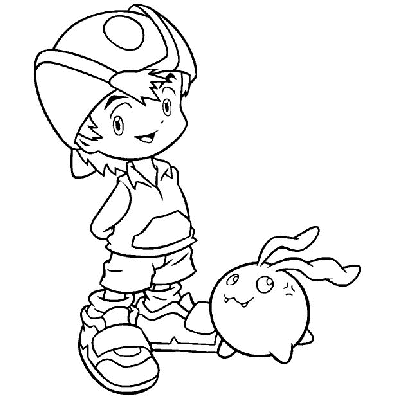 Digimon Coloring Pages for Kids- Free Coloring Pages to print