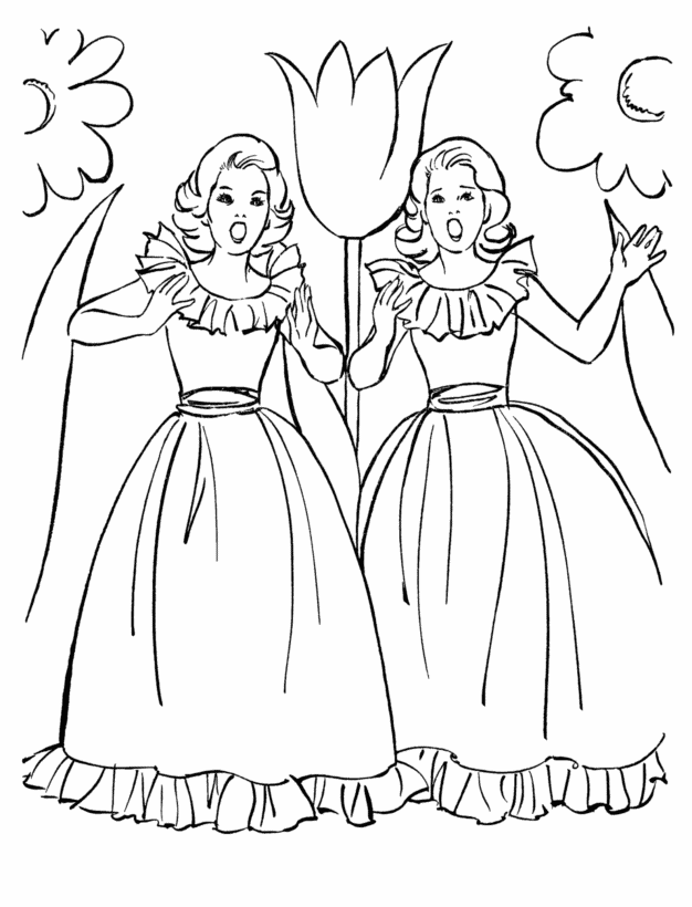 Girl Coloring Pages Big | download free printable coloring pages