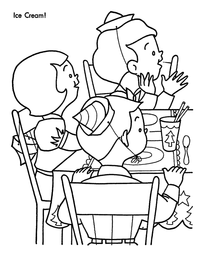 Birthday Party Coloring Pages - Coloring Home
