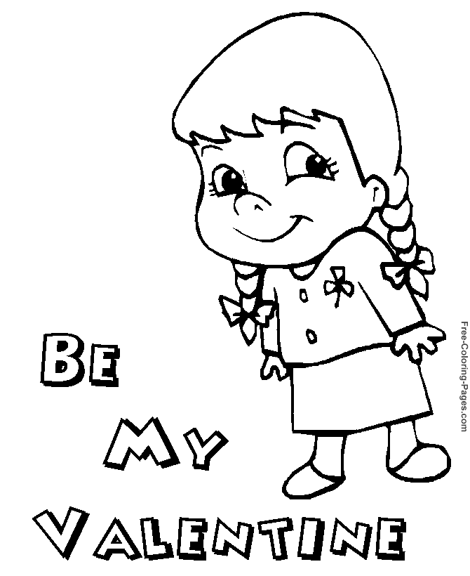Valentine´s Day Coloring Pages, Sheets and Pictures