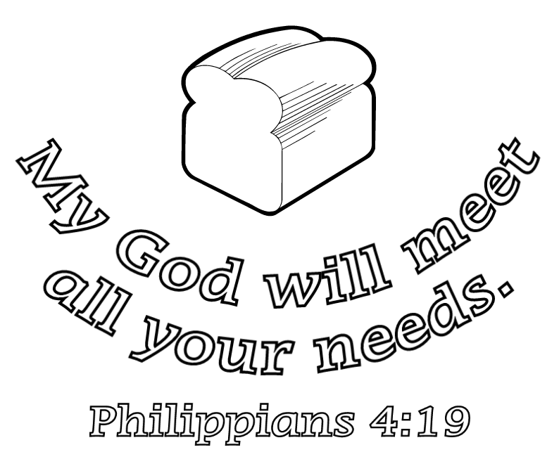 philippians 4:19 Colouring Pages