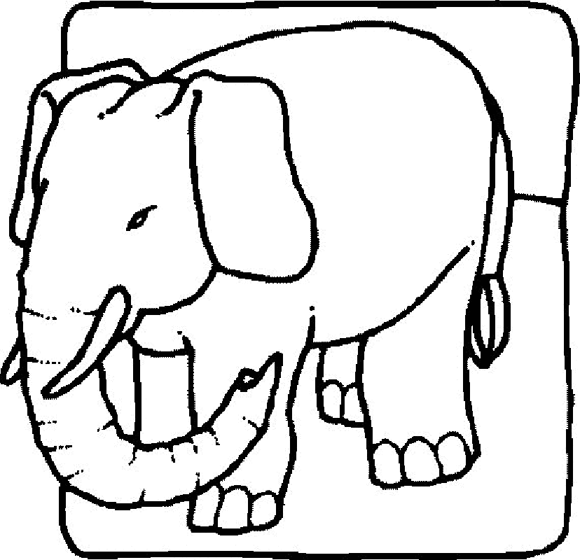 Elephants Coloring Pages 6 | Free Printable Coloring Pages 