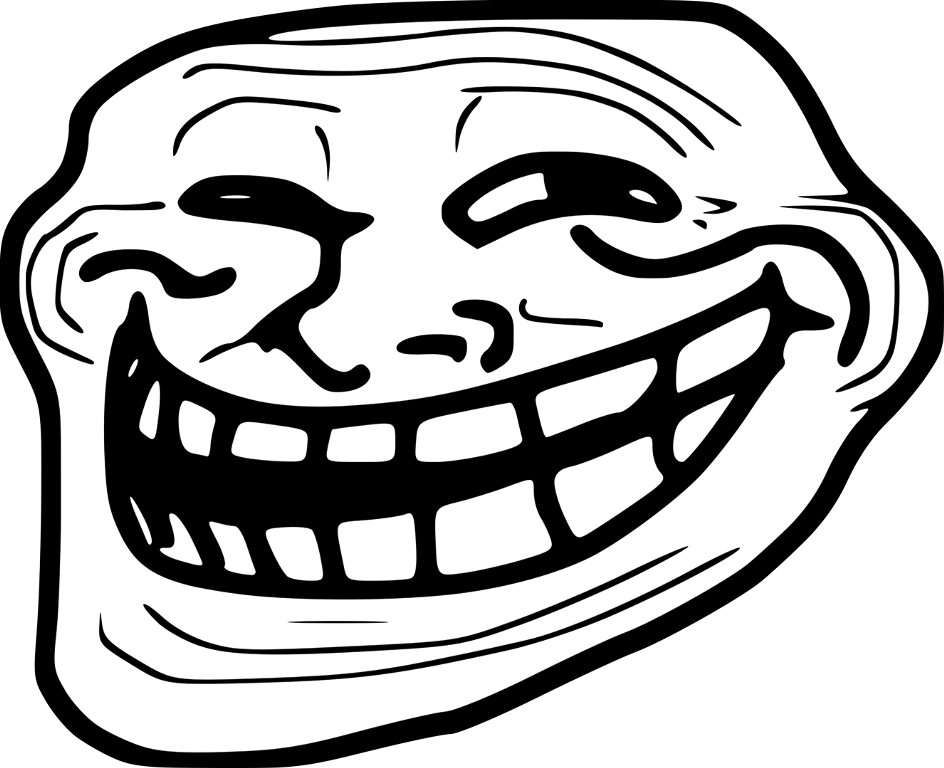 Troll Face Coloring Pages Coloring Home - funny troll face roblox