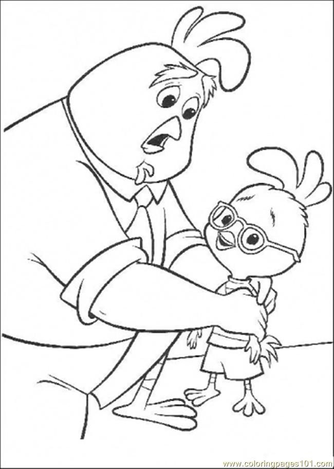 chickenlittlecoloringpage_ 