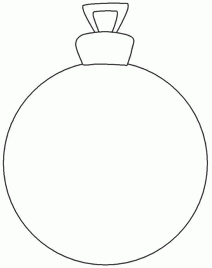 Coloring Sheets Christmas Ornament Printable Free For Kindergarten Coloring Home