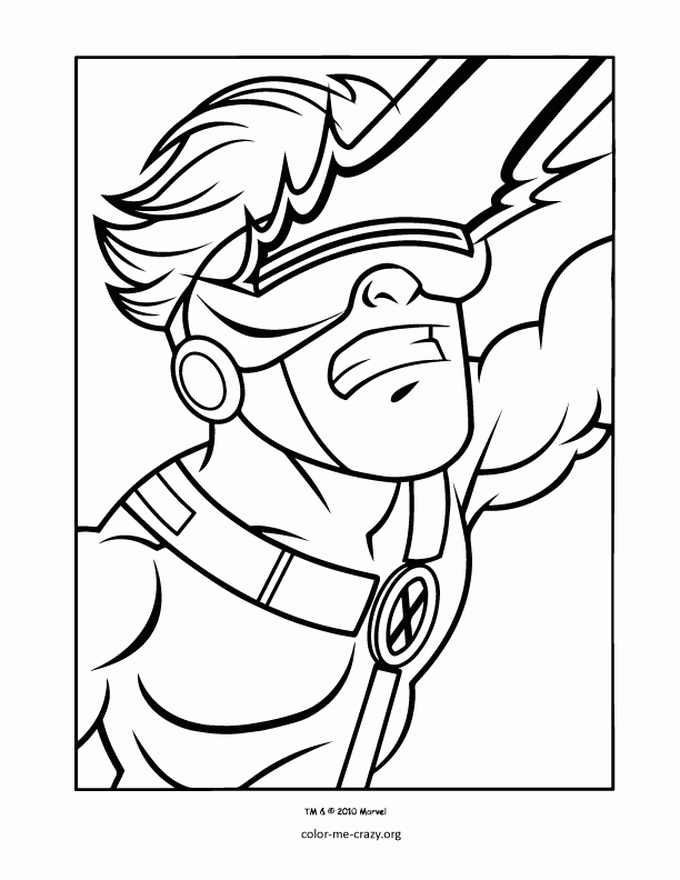 Marvel Superhero Squad Coloring Pages - Coloring Home