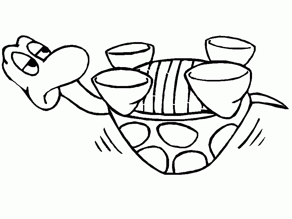 Animal Coloring Turtles Coloring Pages 1 : turtles coloring pages 