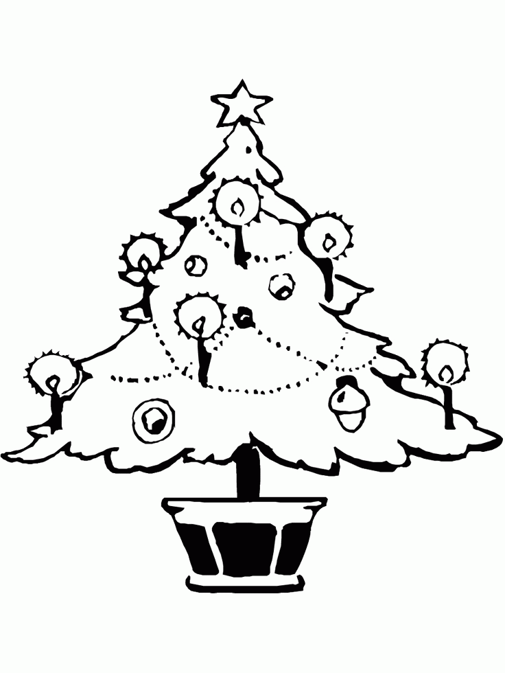 Christmas Candle Coloring Pages | Christmas Pictures