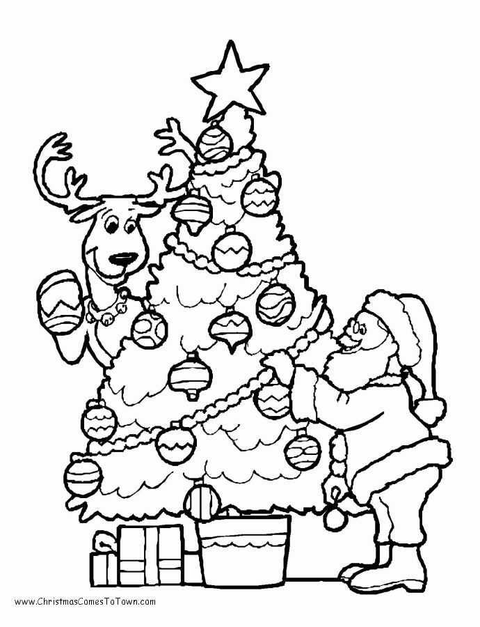 Print Free Christmas Colouring Pages To Print 2013 : Download Free 