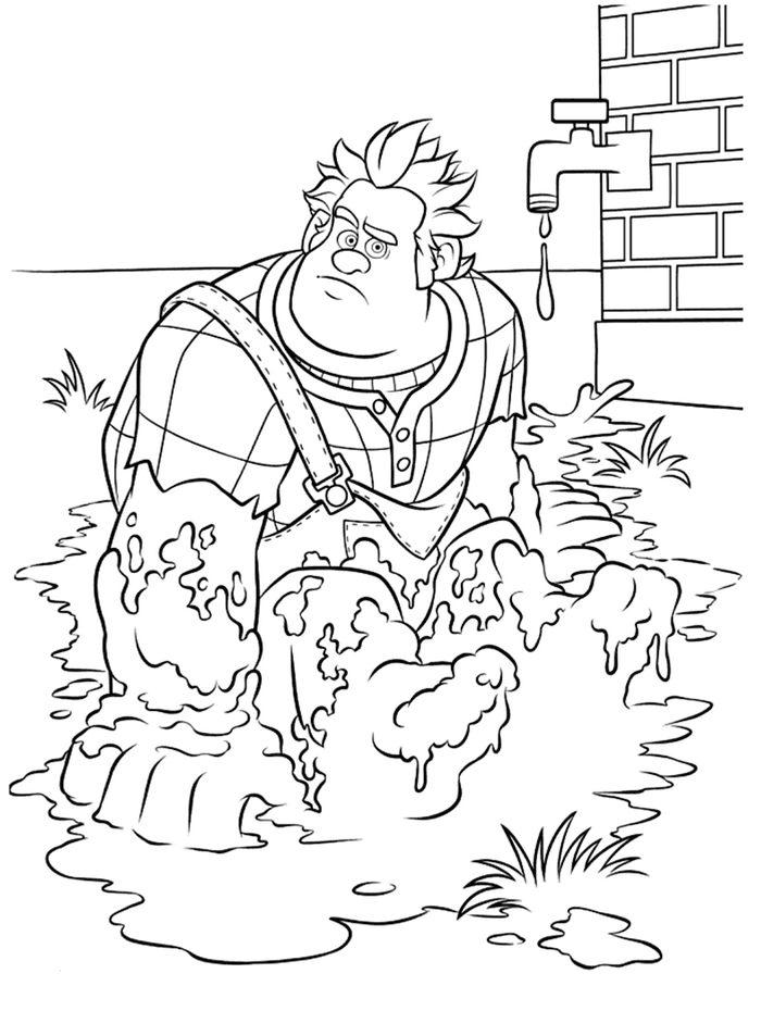 Wreck-It Ralph Coloring Page - Wreck-It Ralph Photo (34743038 