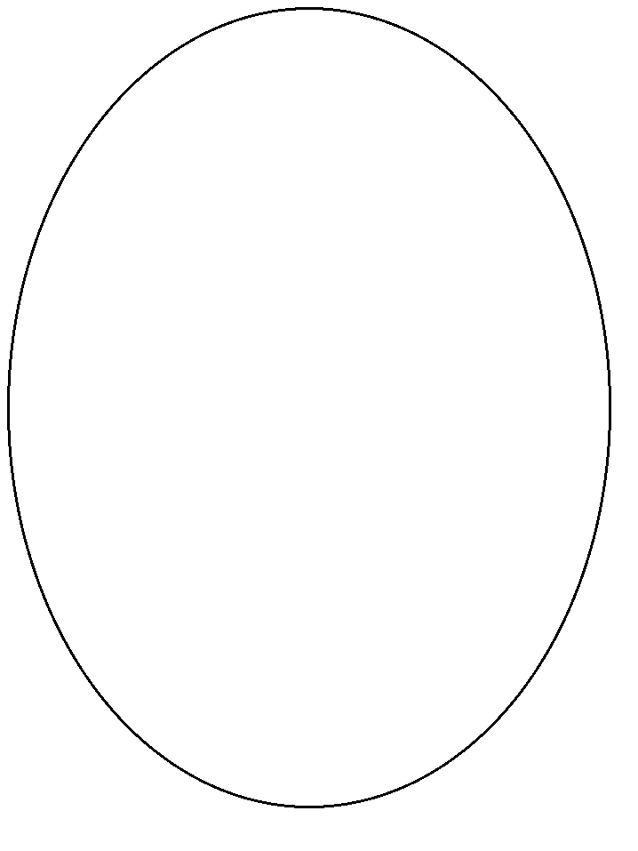 Oval Simple-shapes Coloring Pages & Coloring Book