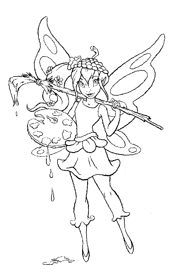 Search Results » Fairy Pictures To Color