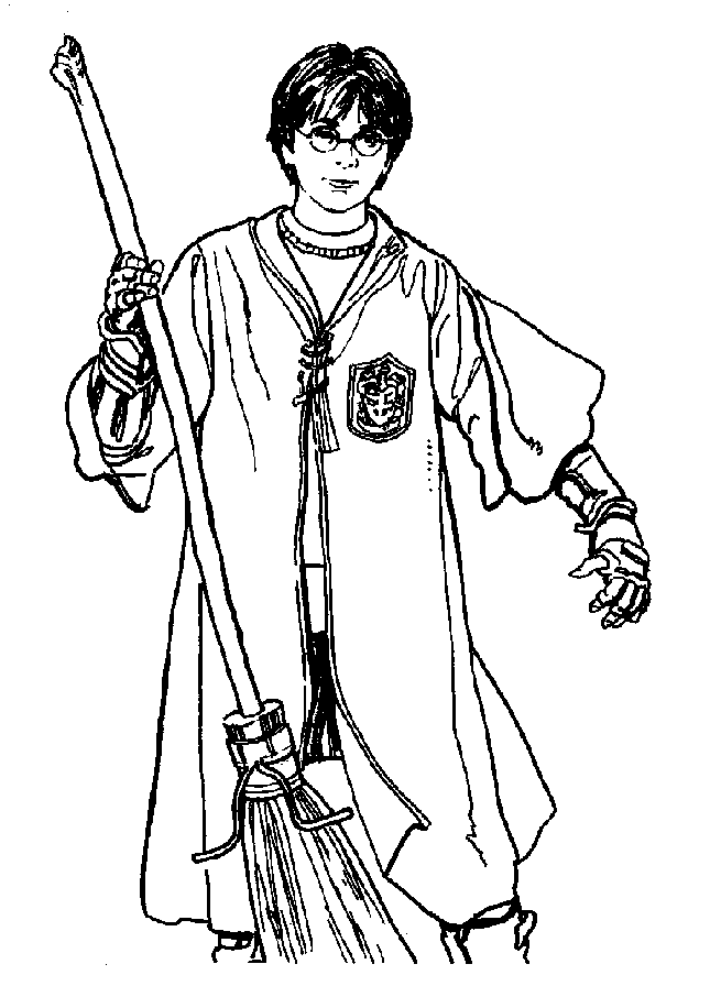 e harry potter Colouring Pages