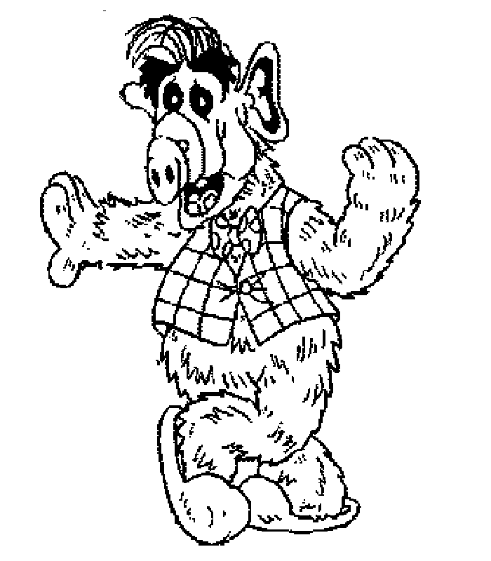 Coloring Page - Alf coloring pages 19