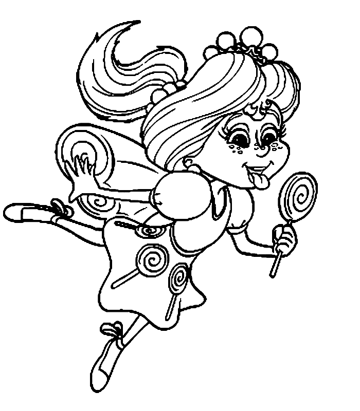 Candyland Characters Coloring Sheets