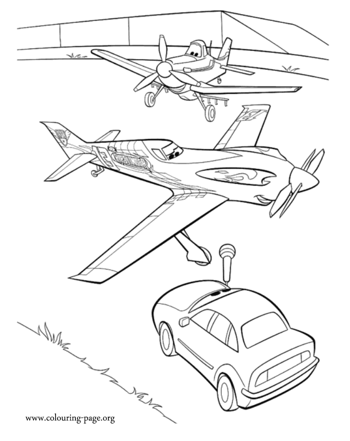 Planes Coloring Pages Dusty Images & Pictures - Becuo