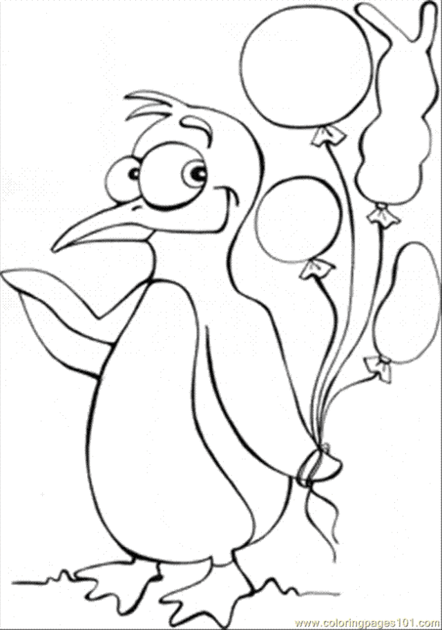 Free Printable Coloring Page Penguin Pages | coloring pages
