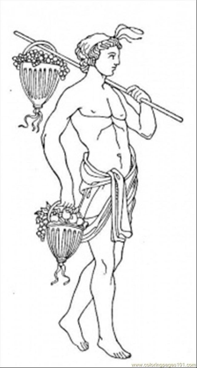 Roman Gods Coloring Pages Roman Gods And Goddesses Coloring 230692 