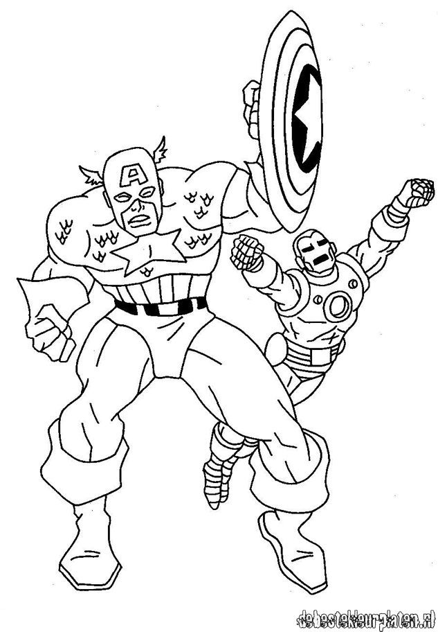 Captain America coloring pages - Free Kids Coloring Pages