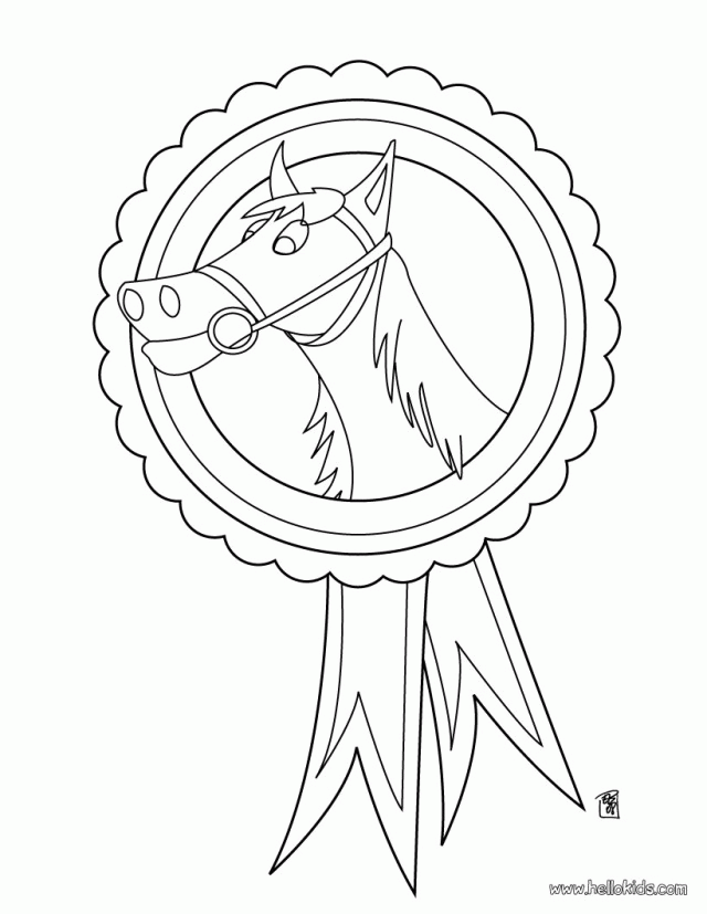 Educational Horse Coloring Page Source Vy Creativity | ViolasGallery.